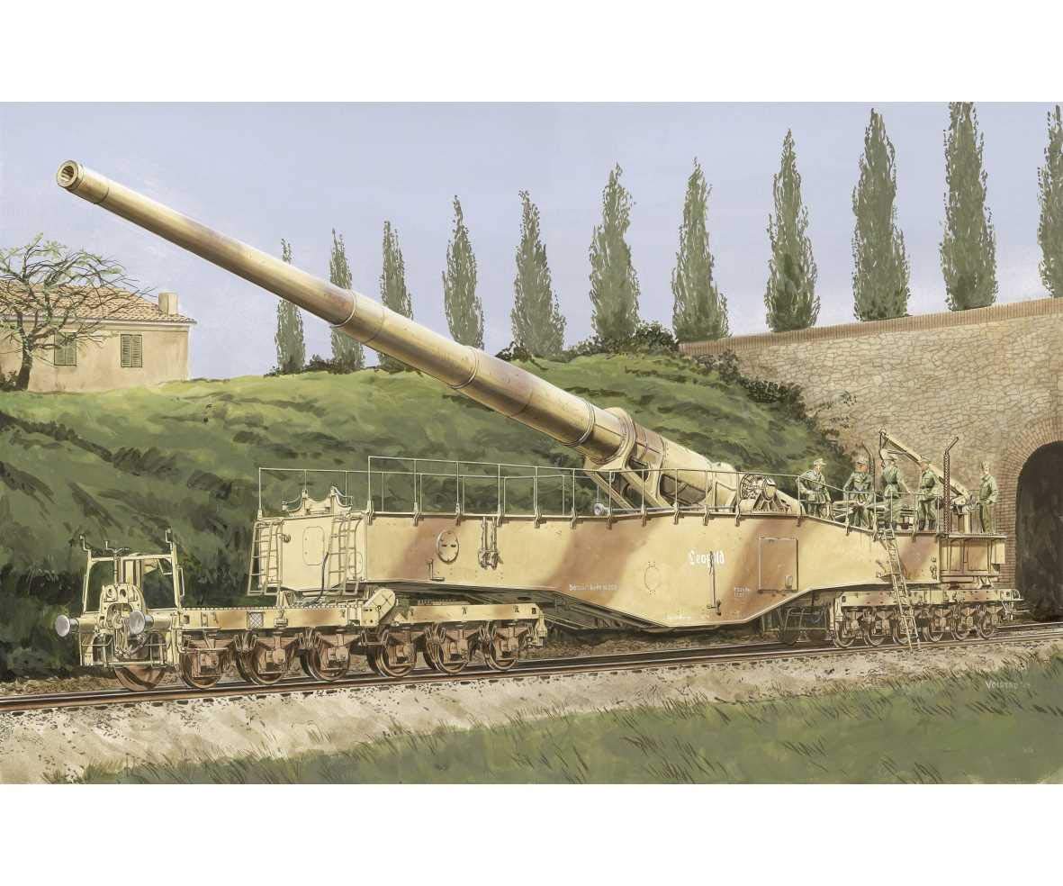 Amazon.com: DRAGON MODELS USA 6200 1/35 German Railway Gun 28cm K5