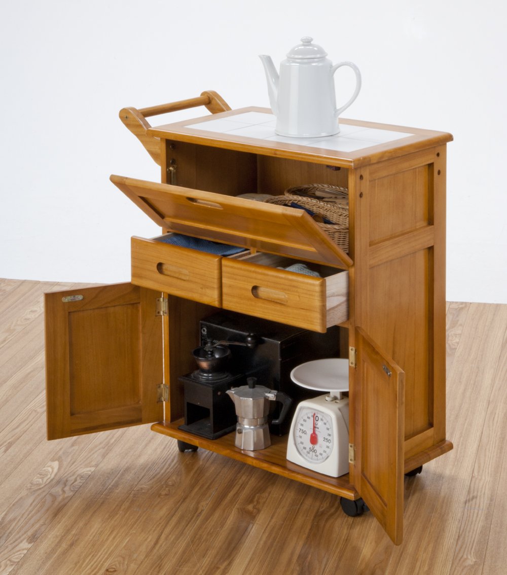 Amazon.co.jp: 大竹産業(Otake Sangyo) キッチンワゴン キャスター付き