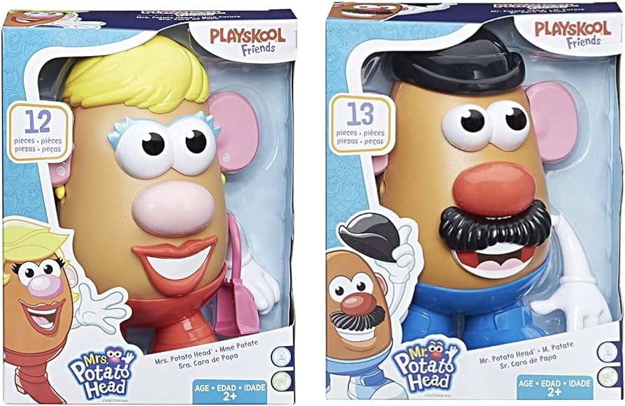 Amazon.com: Mr Potato Head Mr & Mrs Potato Head-Set of 2 : Toys