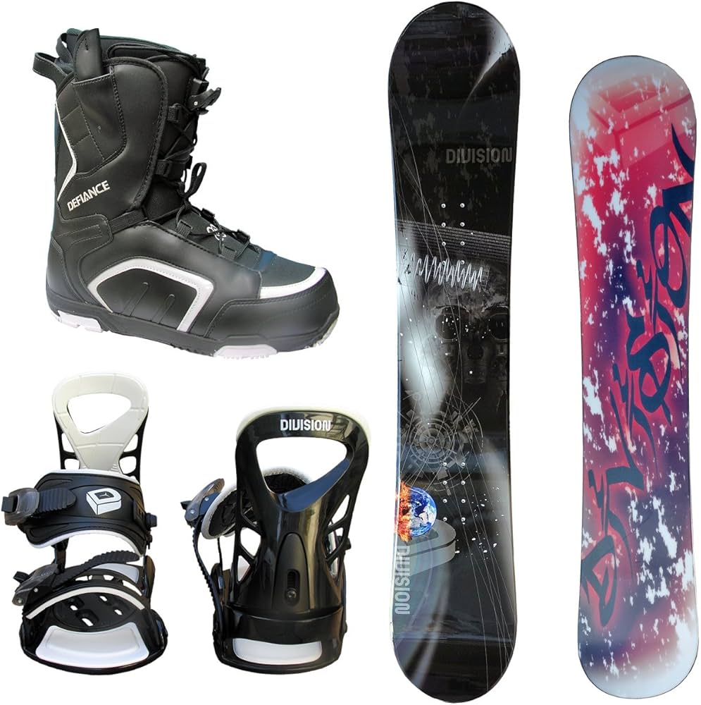 Amazon | DIVISION メンズ スノーボード3点セット 152サイズ スノボー+