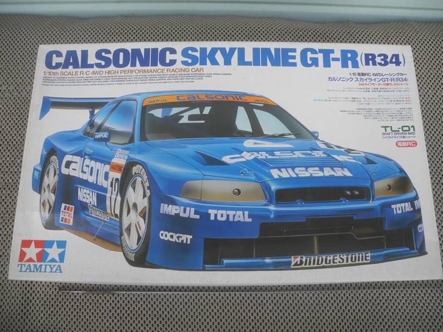Amazon.co.jp: カルソニック/スカイライン GT-R R34 / 1/10 電動RC