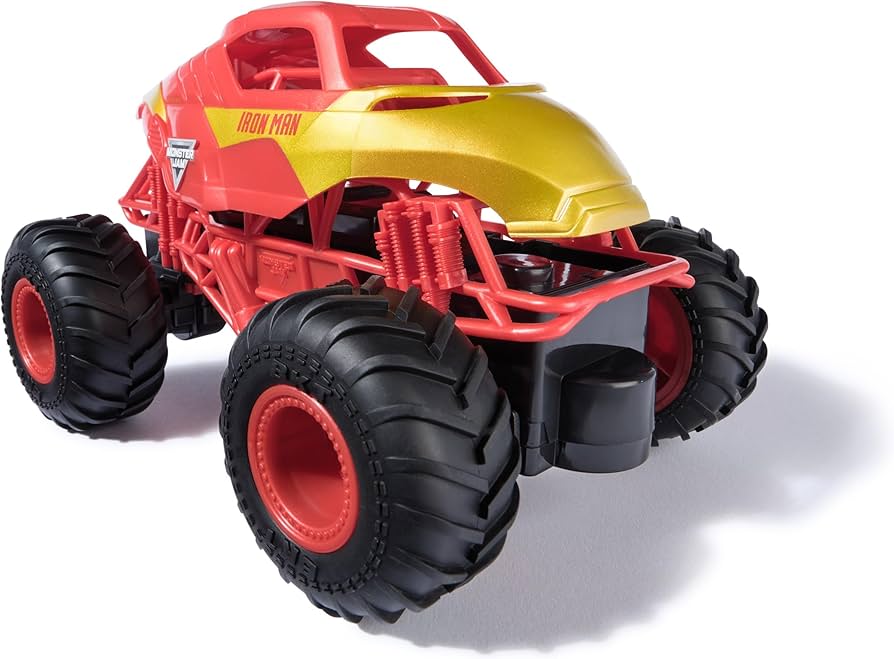 Amazon.com: Monster Jam, Marvel Iron Man RC Indoor Outdoor RC