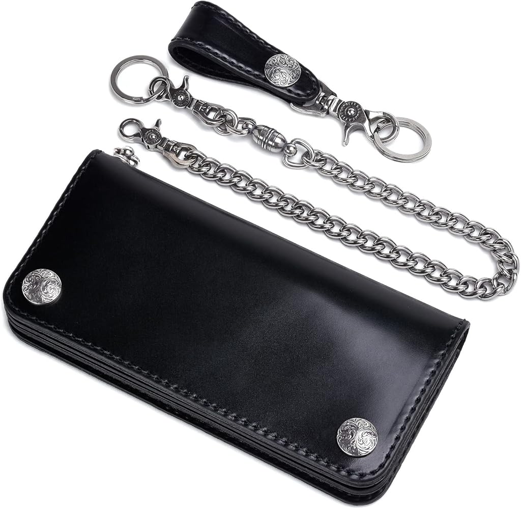 Amazon | [FUNNY] [ファニー] トラッカーズウォレット コードバン