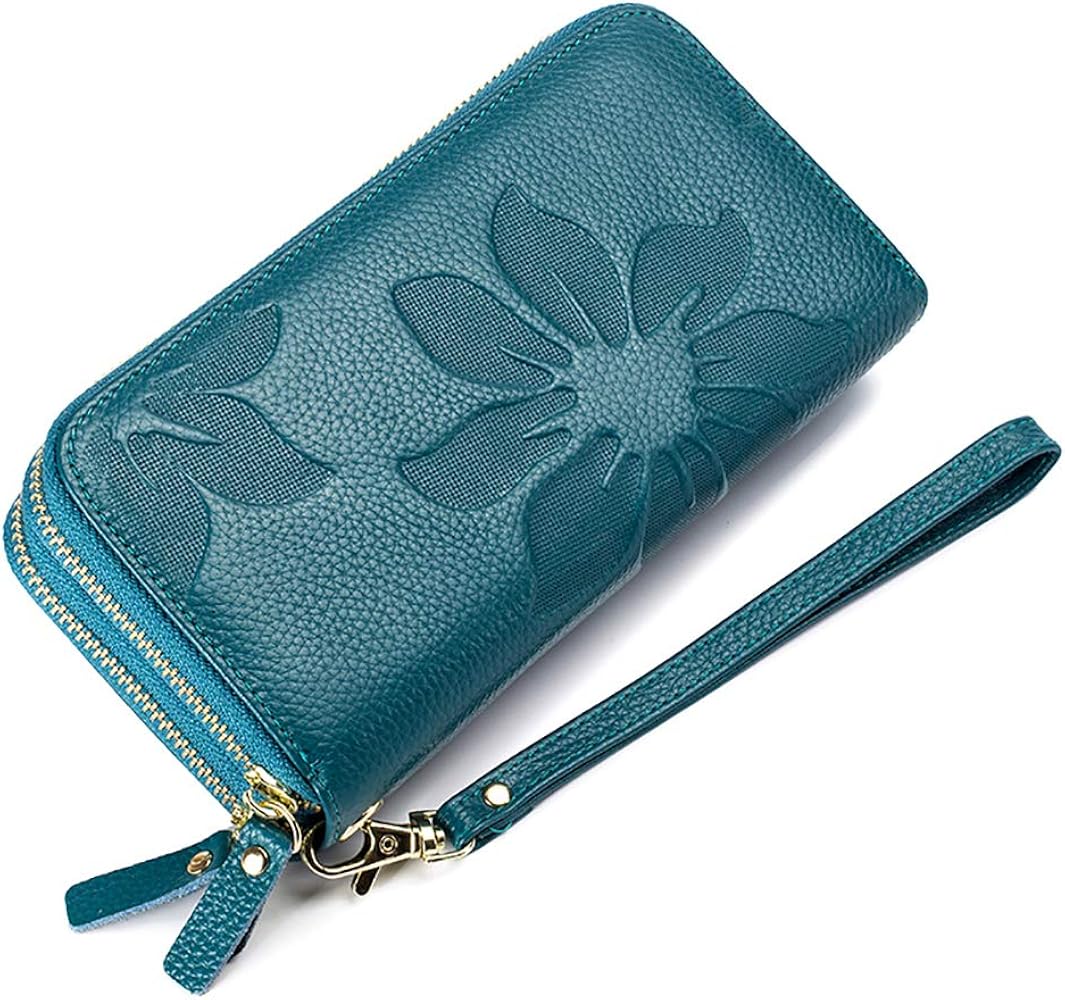 Amazon.com: SWP RFID Blocking Women's Leather Wallet, Double