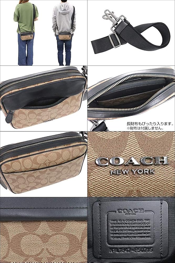 Amazon | [コーチ] バッグ(ショルダーバッグ) F50715 タン×ブラック