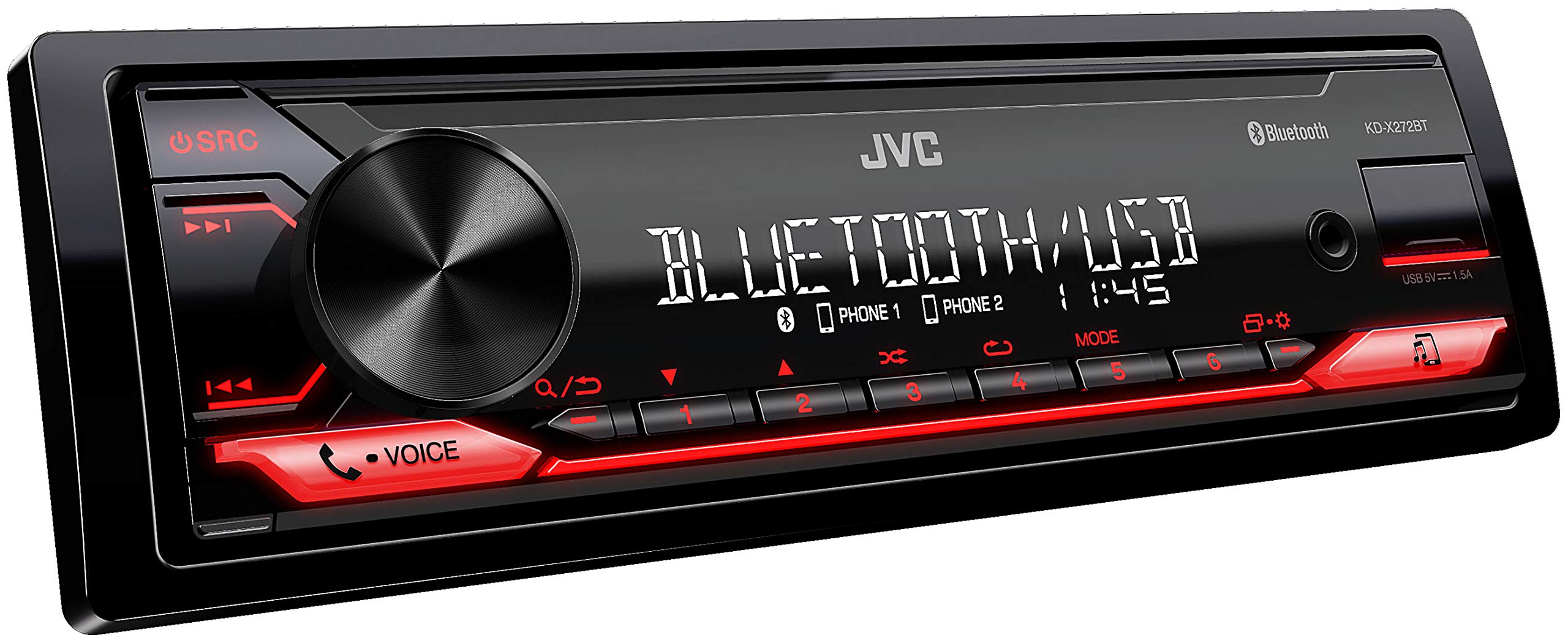 Amazon.com: JVC KDX272BT JVC MECHLESS Remote Bluetooth EQ SPOTIFY