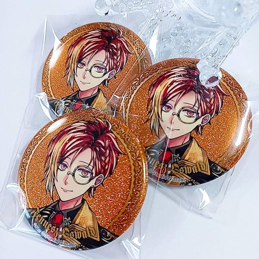 あくねこ フェネス 缶バッジ メタル あくねこ展 あくねこ フェネス 缶