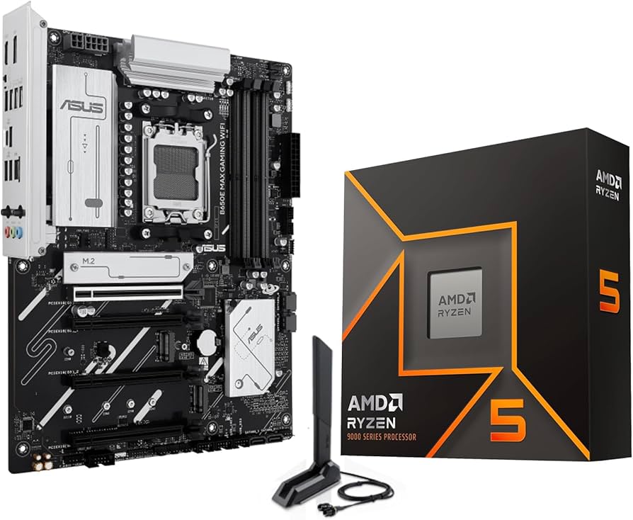 Amazon.com: MICRO CENTER AMD Ryzen 5 9600X CPU Processor Bundle