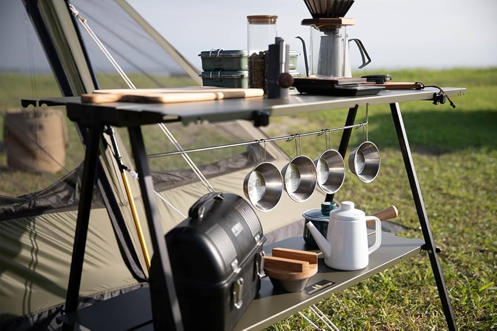 Amazon.co.jp: ogawa(オガワ) アウトドア キャンプ 棚 ハンガーラック