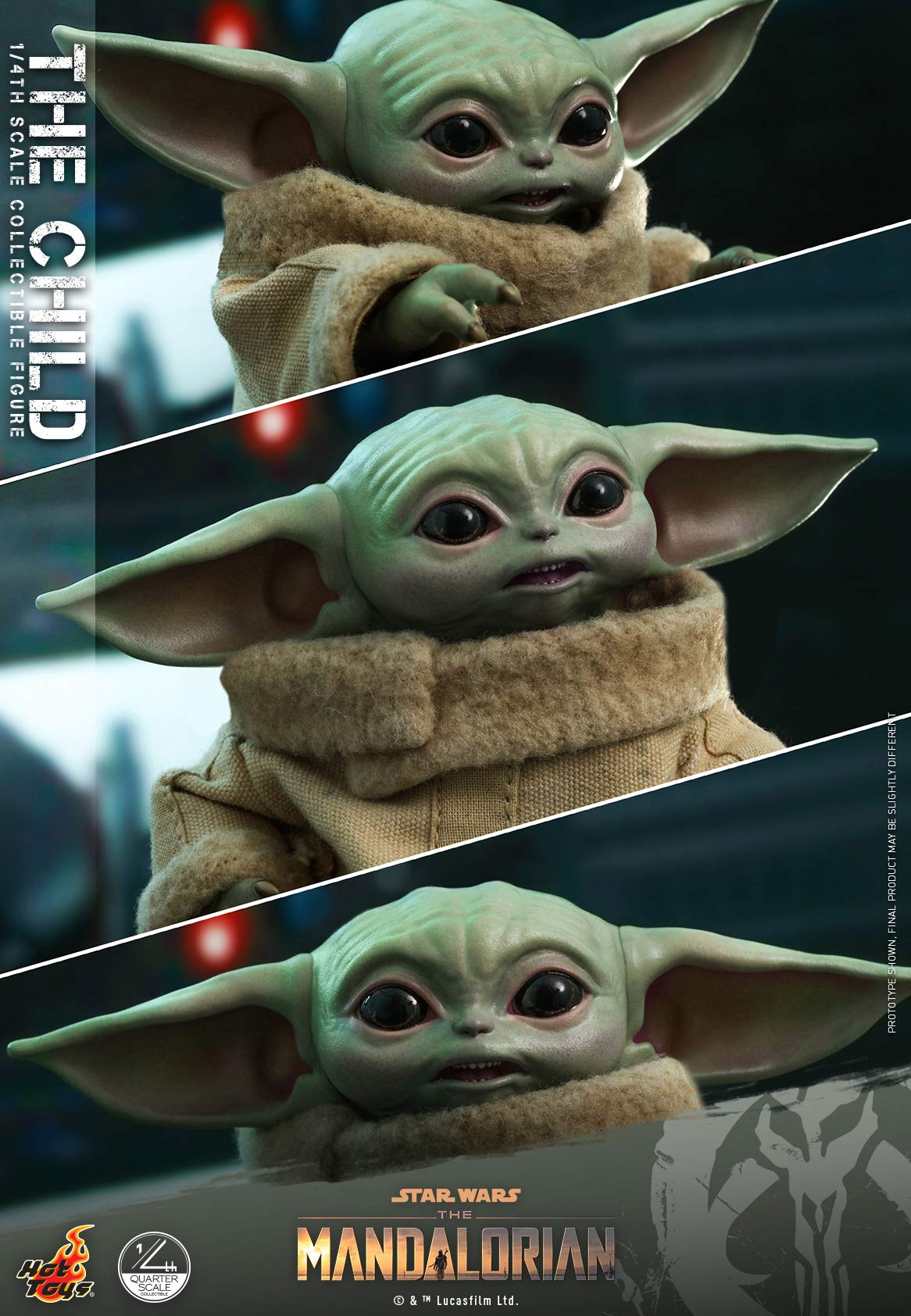 Amazon.co.jp: ホットトイズ クオーター・スケール マンダロリアン ザ