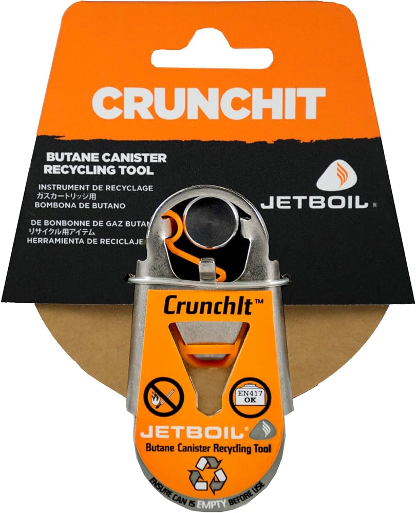 Amazon.com : Jetboil Crunchit Fuel Canister Recycling Tool for