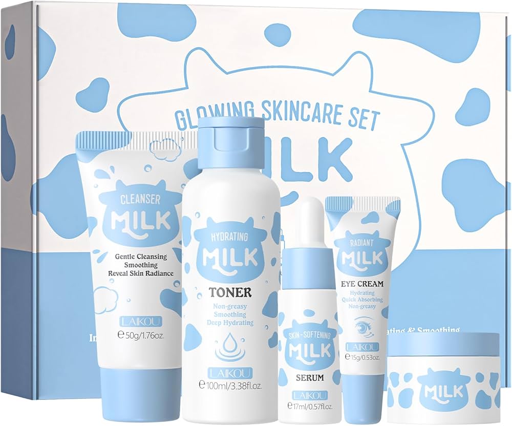 Amazon.com : LAIKOU Skin Care Set, Skin Care Routine Kit for Women