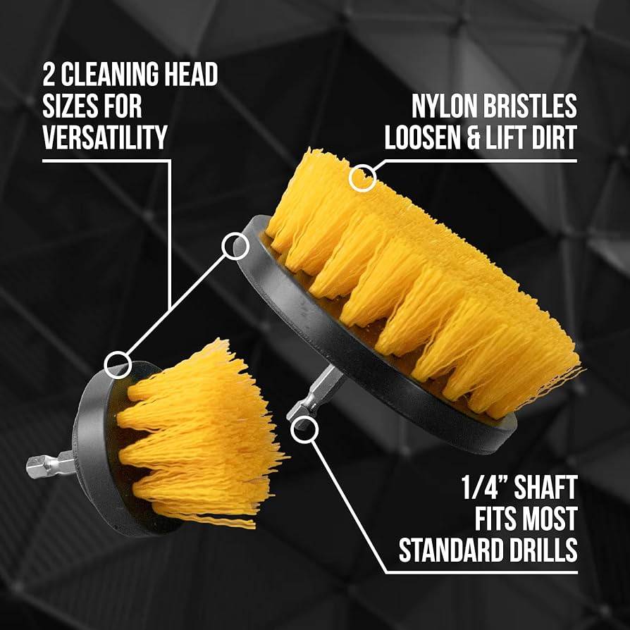 Amazon.com: VIKING Drill Powered Carpet Cleaning Brushes for Car