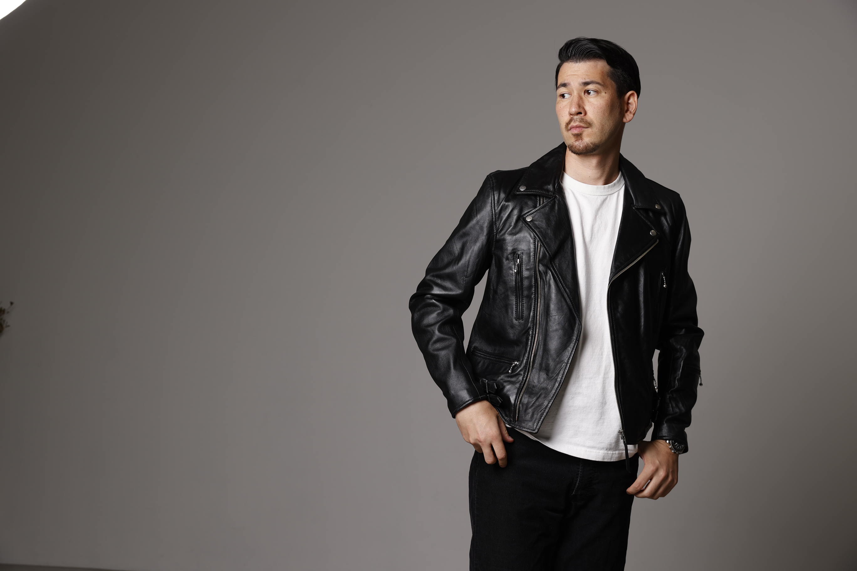 Amazon | [皮の但馬屋] Mo-LAWS ダブルライダースジャケット メンズ