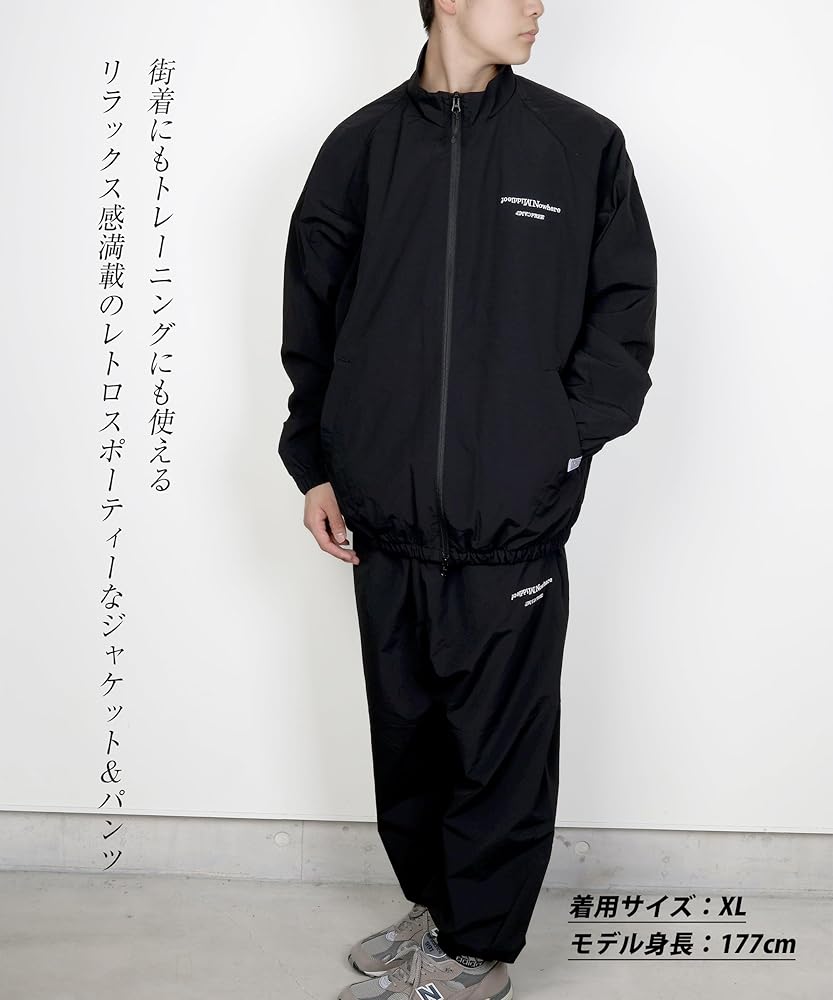 Amazon | [CAMPFREE] トラックスーツ 上下 メンズ レディース ナイロン