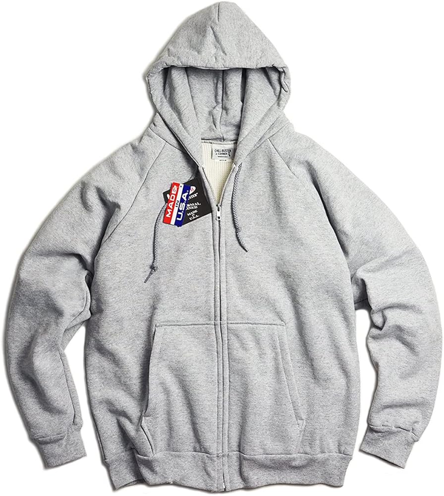 Amazon.co.jp: Camber 531 Chill Buster Zip Hood Made in USA, gray