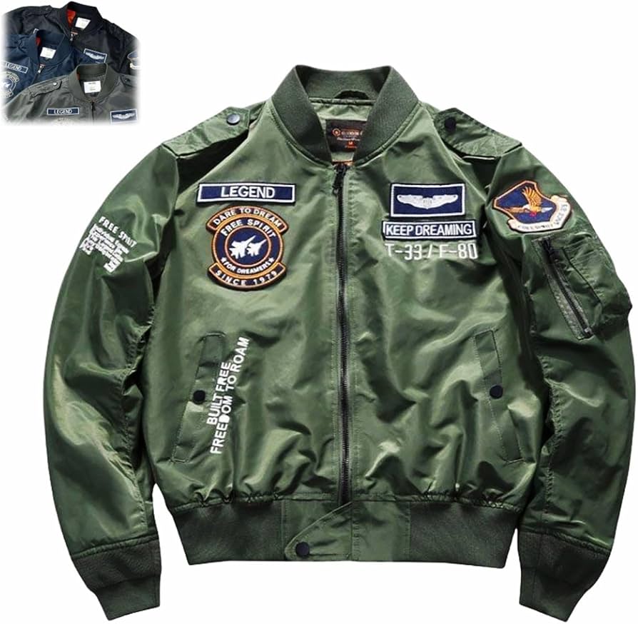 Amazon.co.jp: ジャケット メンズ MA-1 フライトジャケット ジャンパー