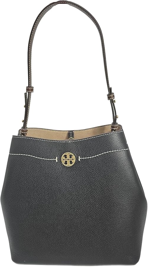 Amazon.com: Tory Burch 151001 Felix Black/Brown With Gold Hardware