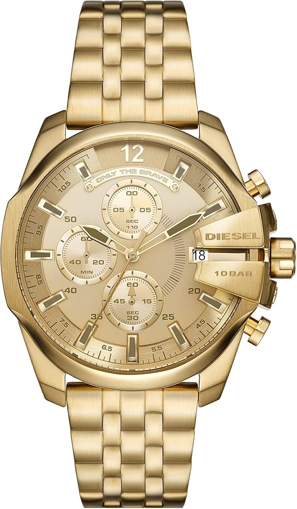 Diesel Baby Chief Analog Gold Dial Men's Watch-DZ4565 : Amazon.in