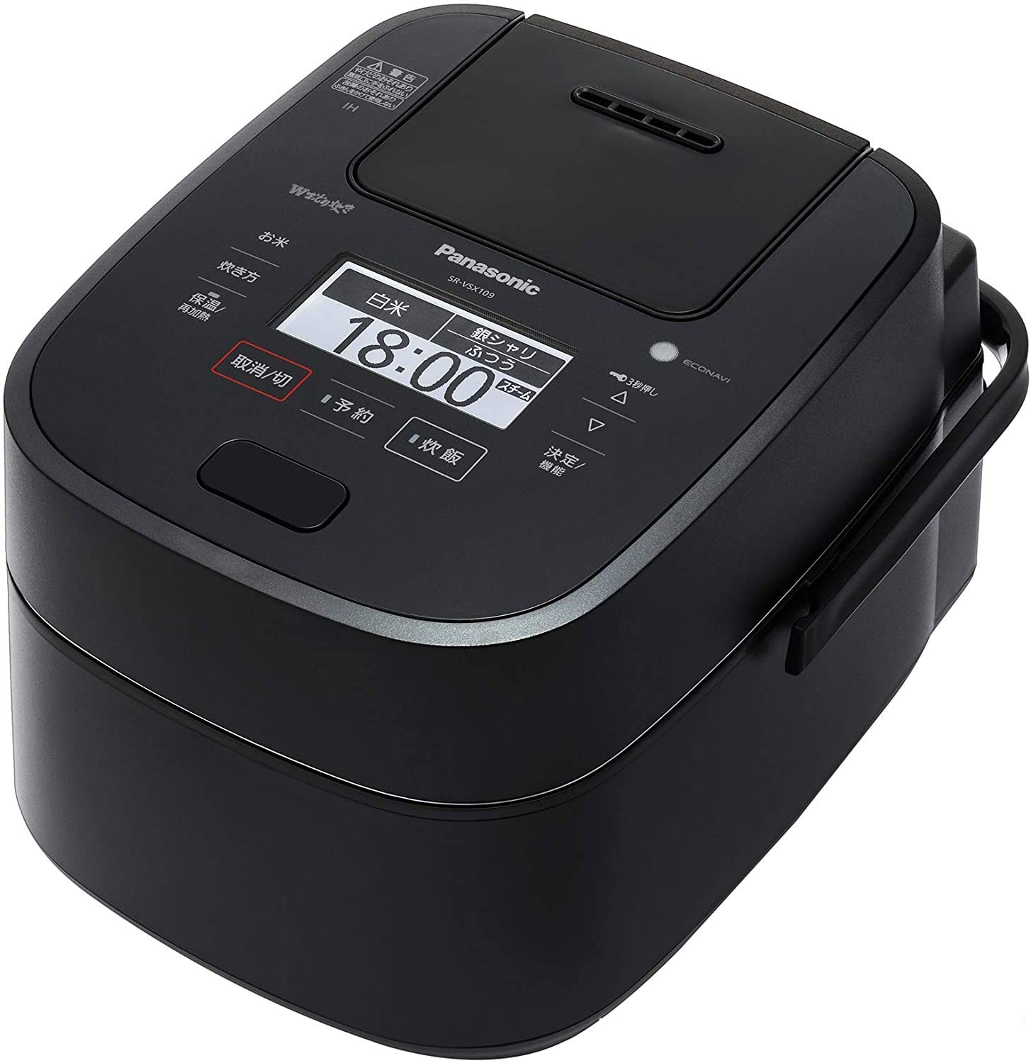 Amazon.co.jp: Panasonic SR-VSX189-K Rice Cooker, Steam & Variable
