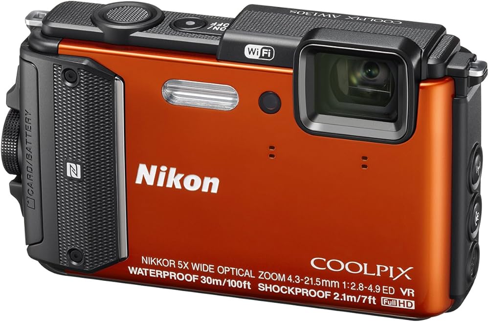 Amazon | Nikon - Coolpix AW130 16.0メガピクセル防水デジタルカメラ
