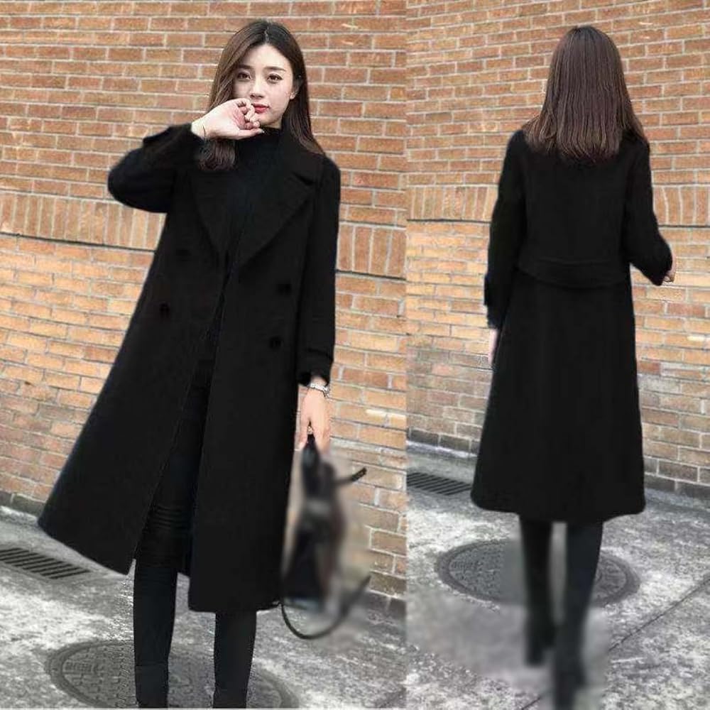 Amazon | [YJSO] コート レディース 冬 ロング丈 暖かい チェスター