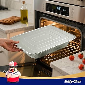 Amazon.com: JOLLY CHEF 9x13 Aluminum Pans With Lids (25 Pack