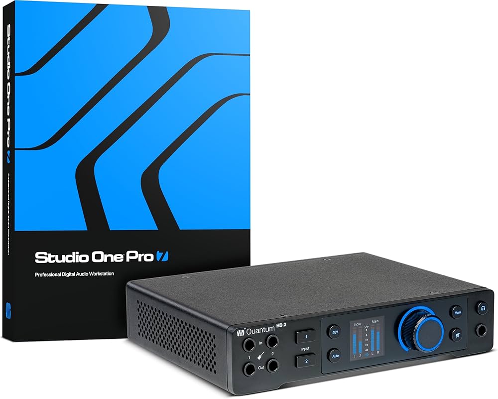 PreSonus Quantum HD 2 20 x 24, 32-bit / 192 kHz USB-C Audio