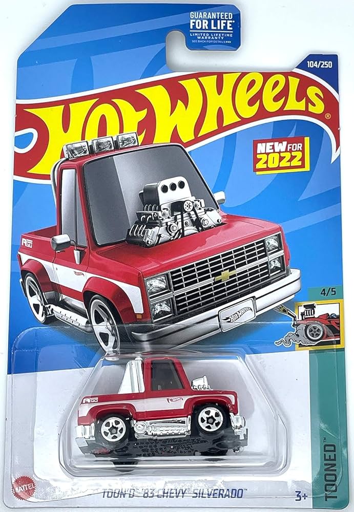 Amazon.com: Hot Wheels 2022 - Toon'd '83 Chevy Silverado - Tooned