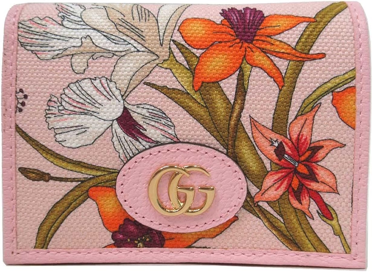 Amazon | [グッチ] ミニ財布 二つ折り レディース 577347 フローラ