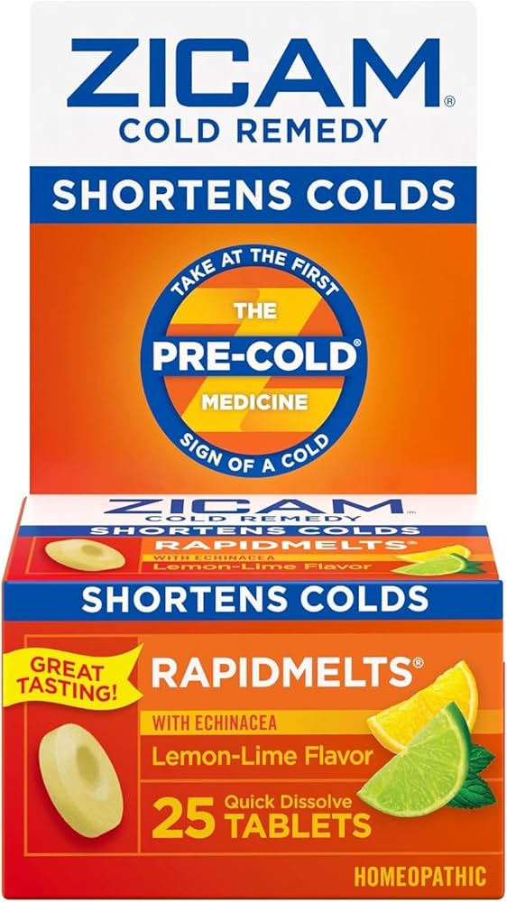Amazon.com: Zicam Cold Remedy RapidMelts Lemon-Lime Flavor - 25 Ct