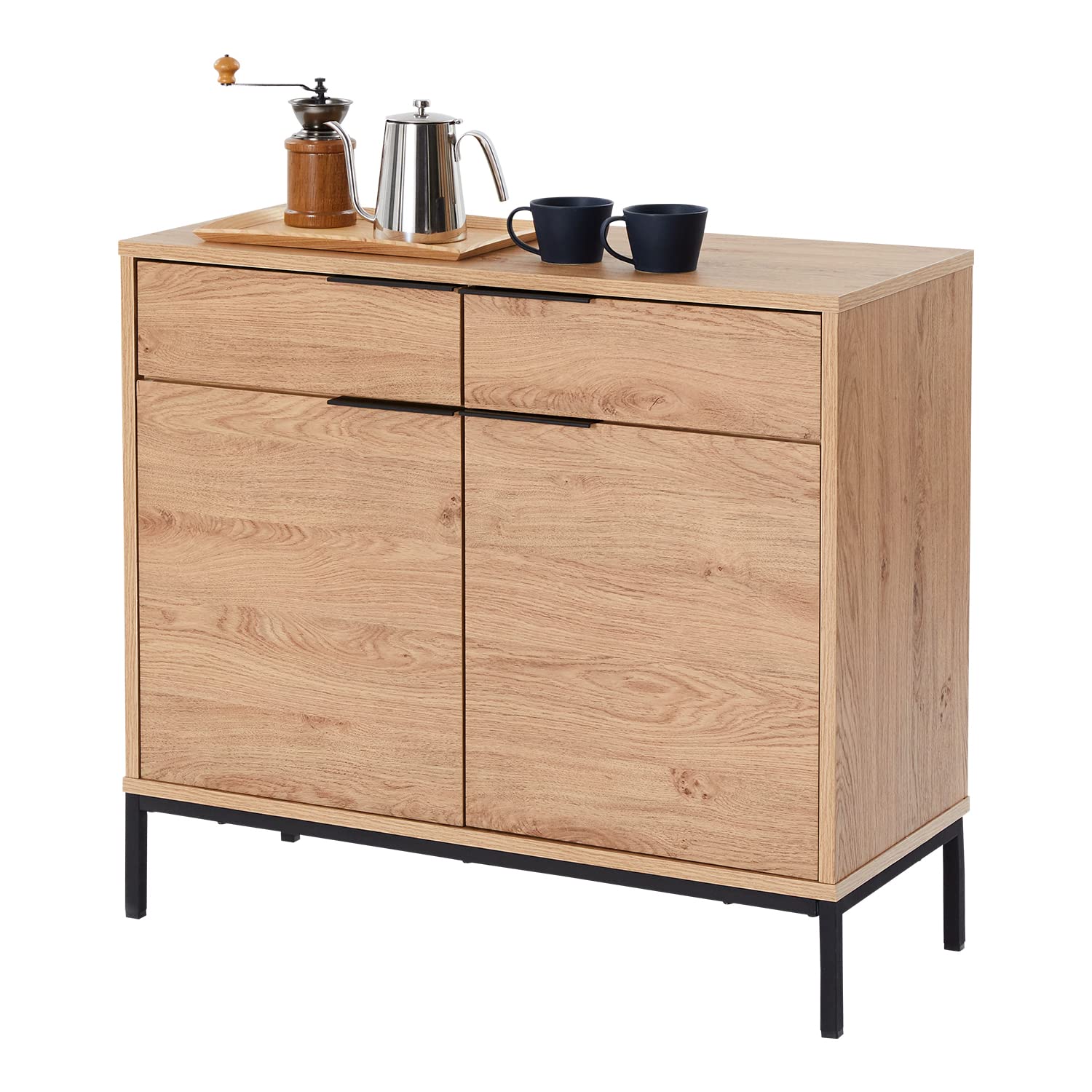 Amazon.co.jp: LOWYA ロウヤ 収納棚 チェスト キャビネット サイド