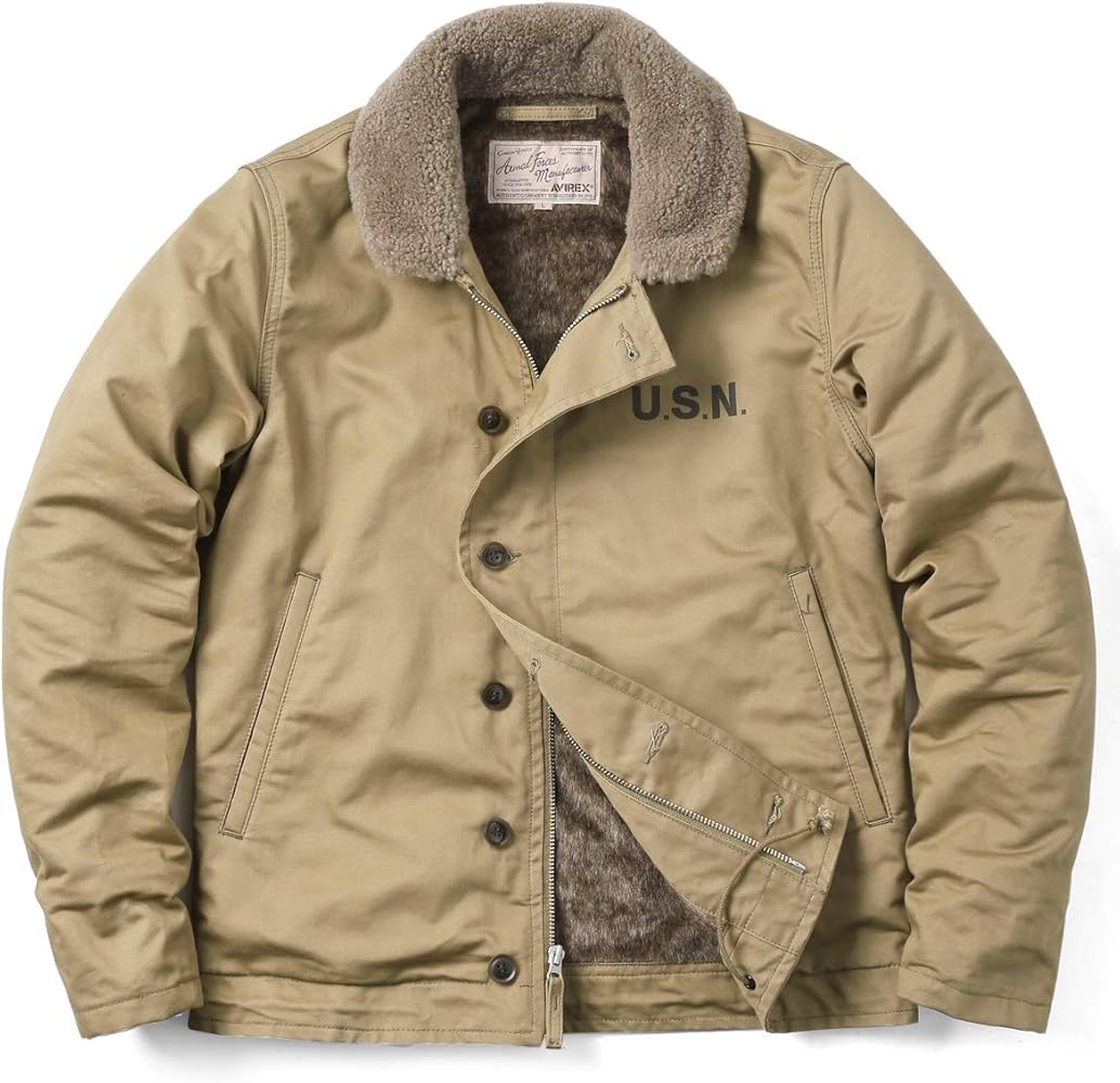 Amazon.co.jp: (アヴィレックス)AVIREX デッキジャケット N-1 PLANE