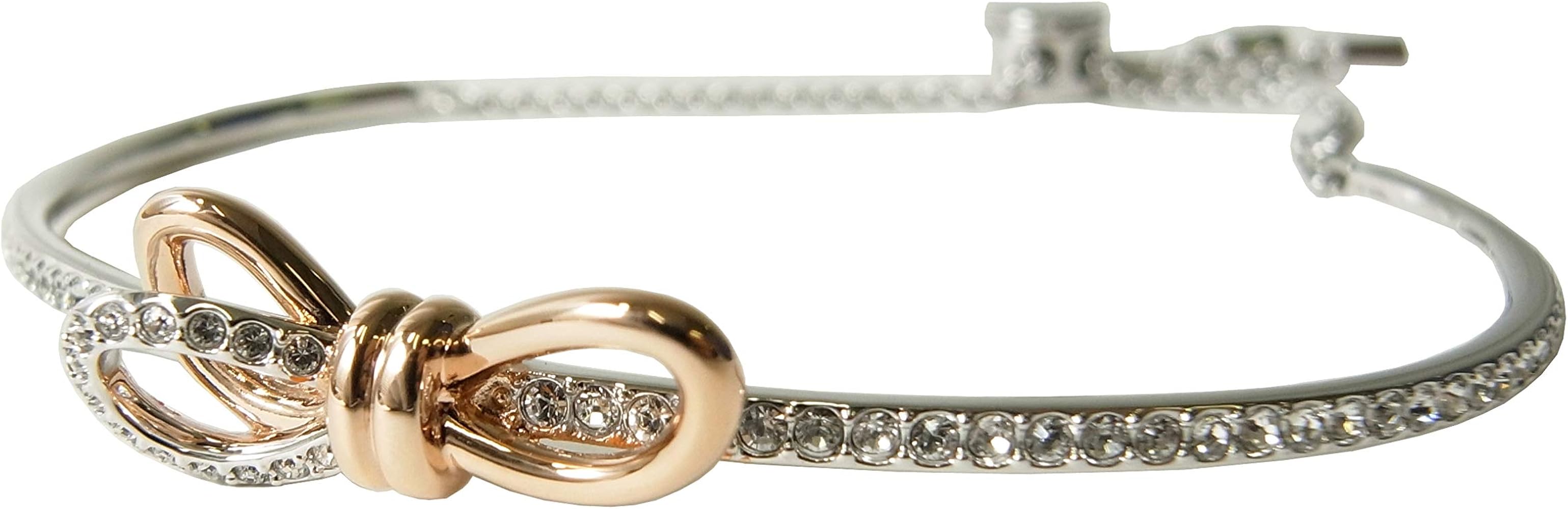 Amazon | [スワロフスキー] バングル ブレスレット レディース リボン