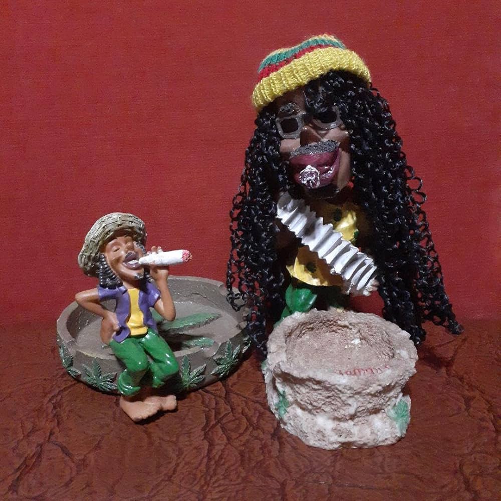 Amazon.co.jp: レゲエ ラスタマン灰皿&小物入れ レア物 3個セット