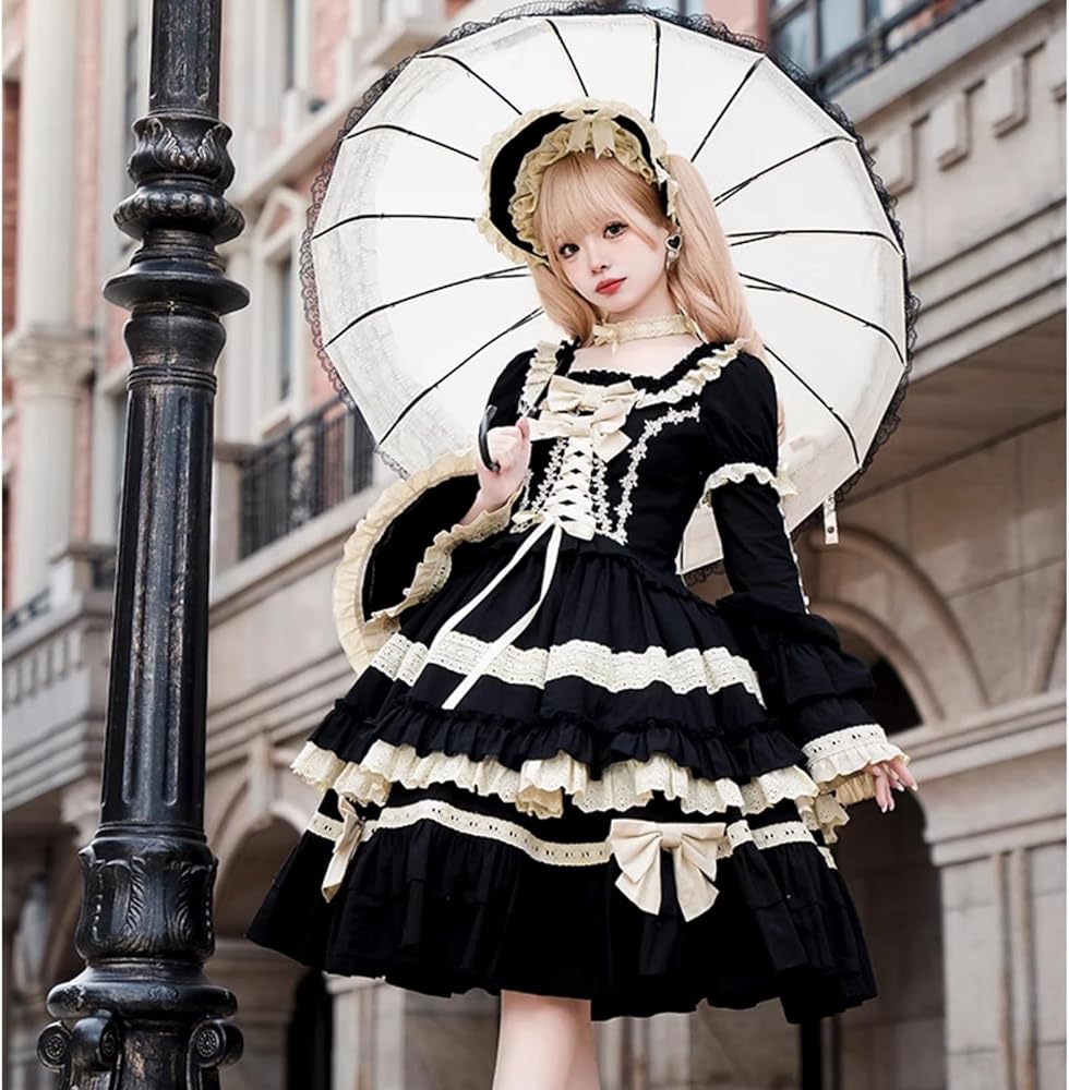 Amazon.co.jp: [SSUPTEMBER2] ゴシック ゴスロリ ロリータワンピース