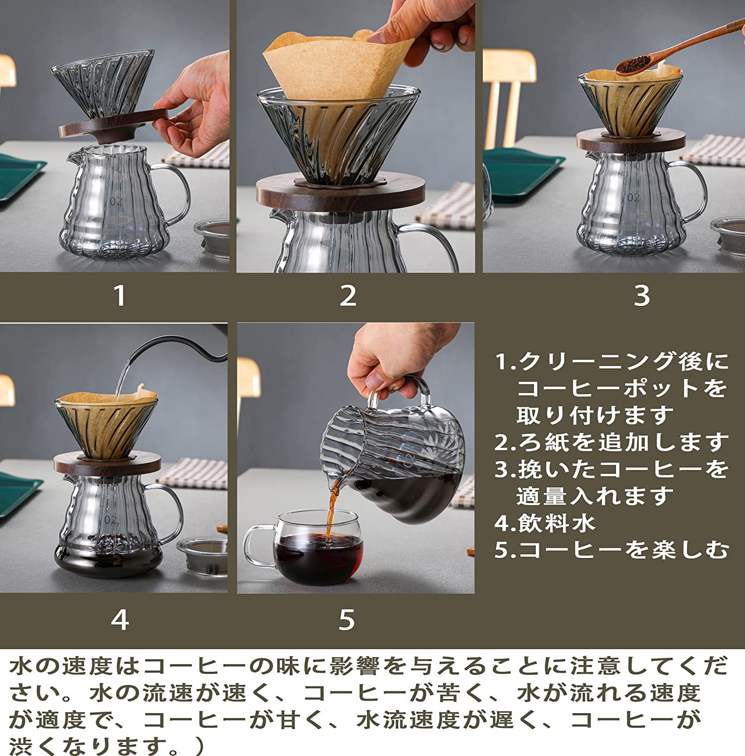 Amazon | ドリップコーヒーセット ハンドドリップコーヒーセット