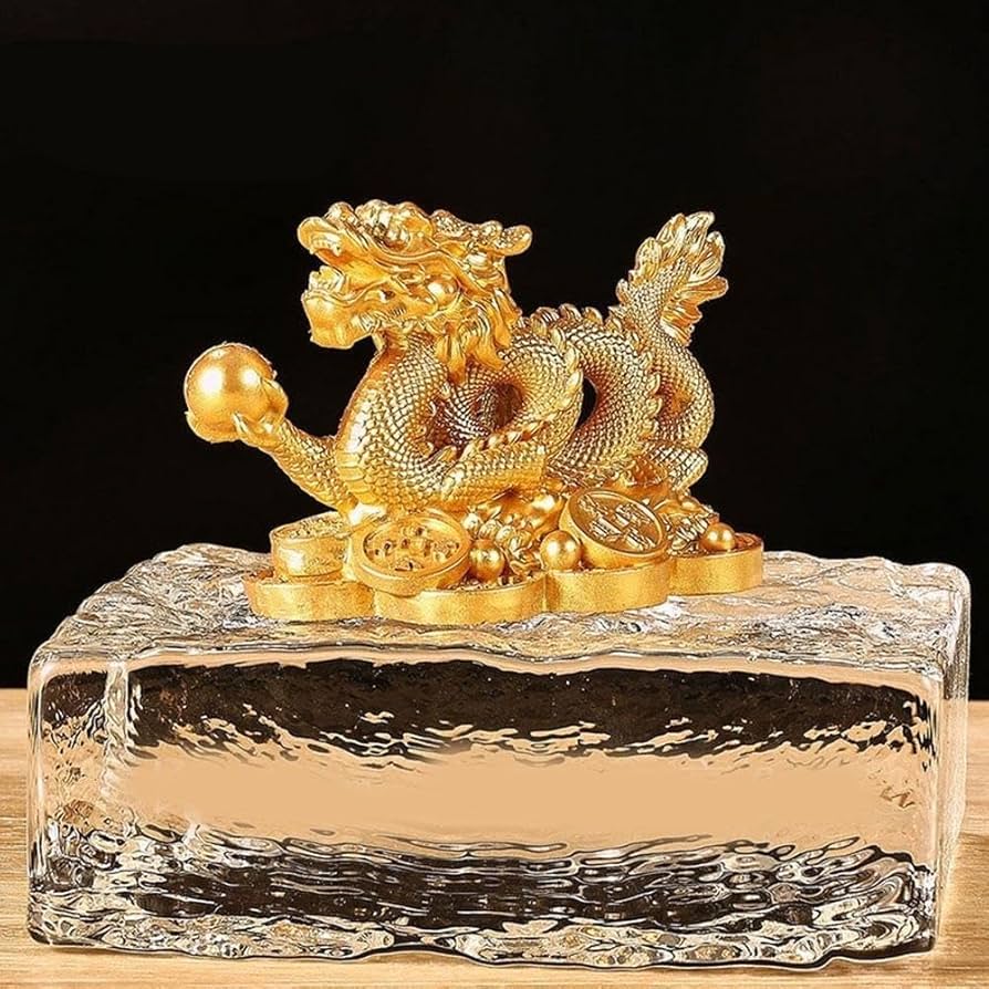 Amazon.co.jp: 龍の置物 中国の風水ドラゴン像 風水のドラゴン中国