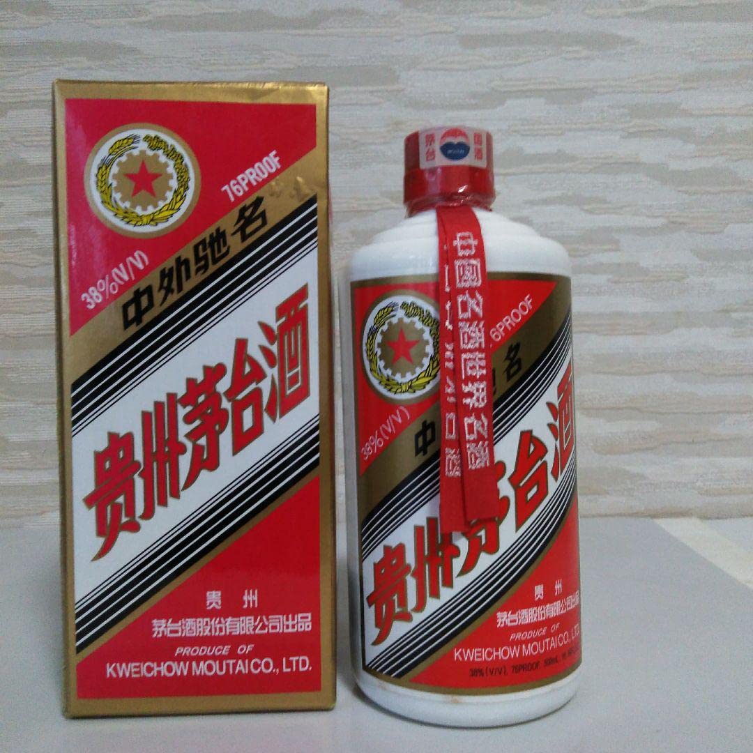 Amazon.co.jp: ! 貴州茅台酒 マオタイ酒 2002 五星麦ラベル 500ml未開