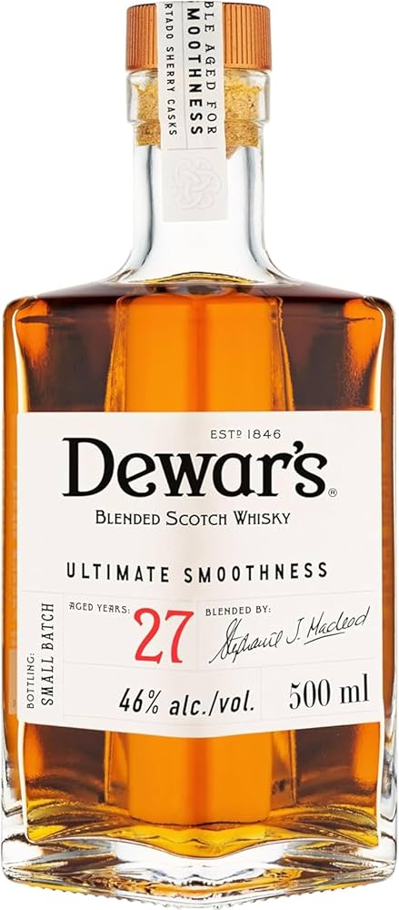 Amazon.co.jp: デュワーズ ダブルダブル 27年 [ ブレンデッド スコッチ