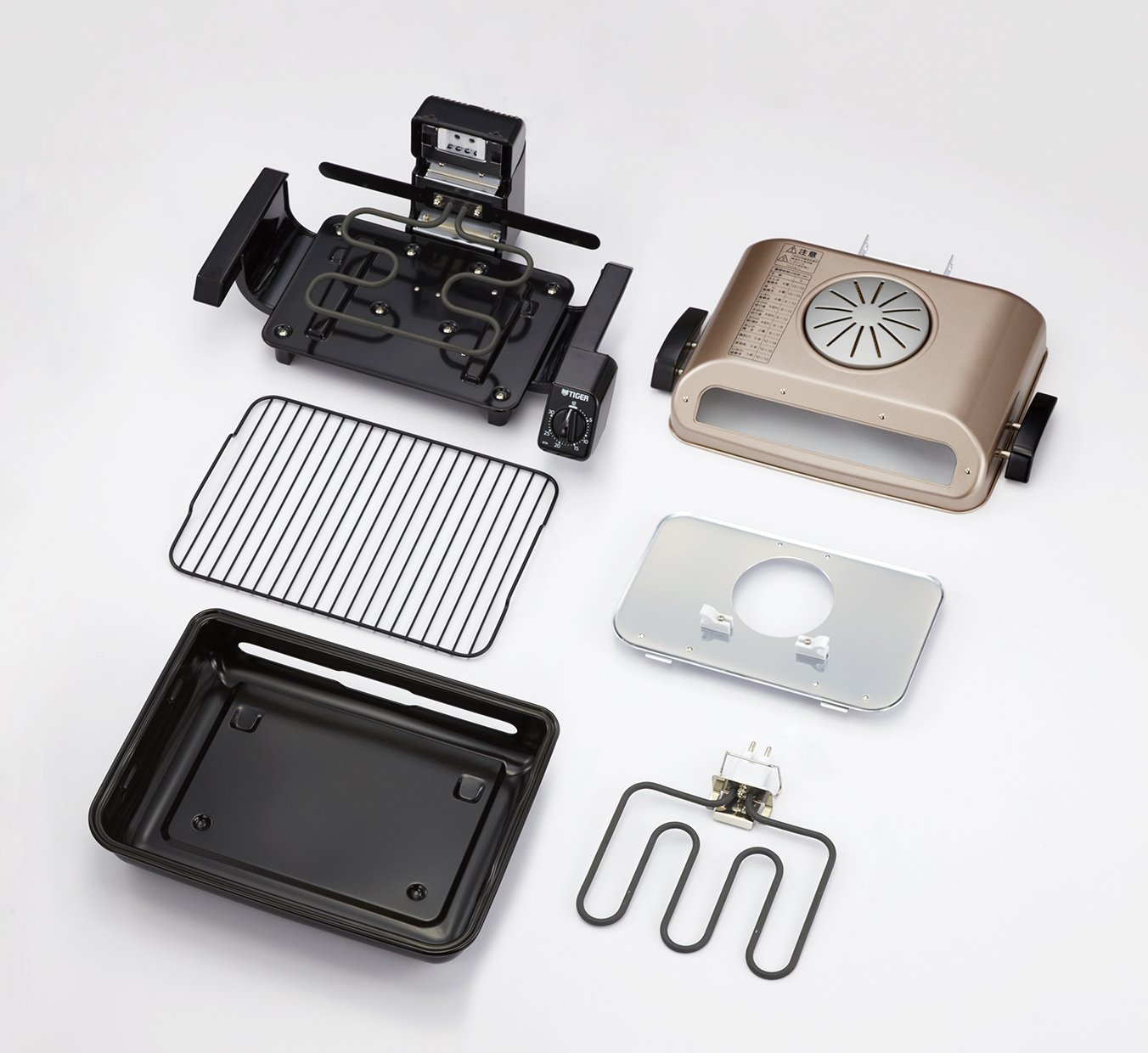 Amazon | タイガー フィッシュロースター 両面魚焼き器 ロゼブラウン