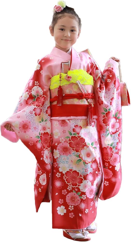 Amazon | [ブリリアントピース] 七五三 着物 7歳 フルセット 七歳用七