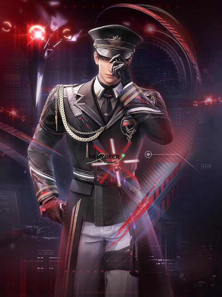 Amazon.co.jp: 【GK】恋と深空マヒル 遠空執艦官 コスプレ衣装 (wig