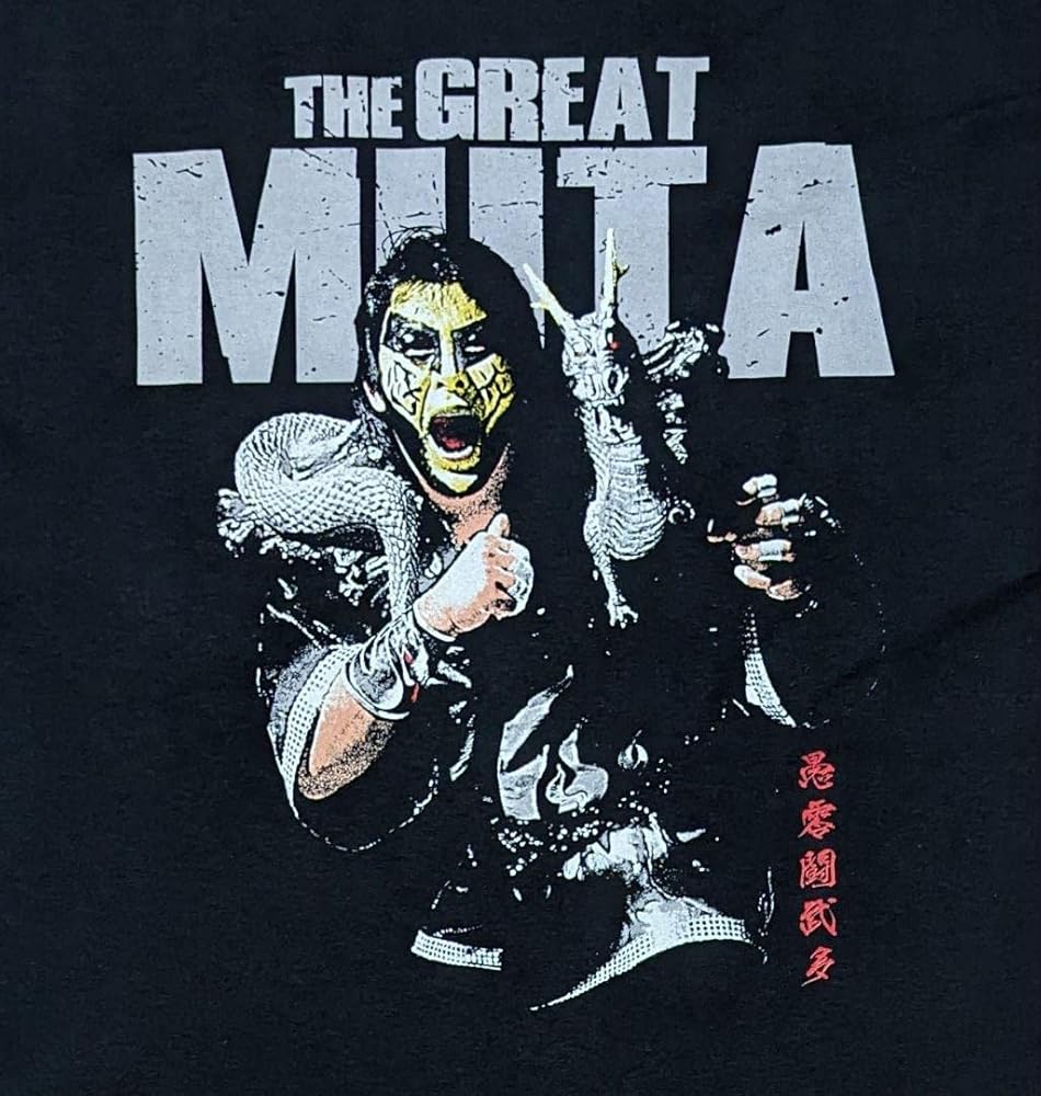 Amazon | 海外製・グレート・ムタ Tシャツ Mサイズ プロレス 武藤敬司