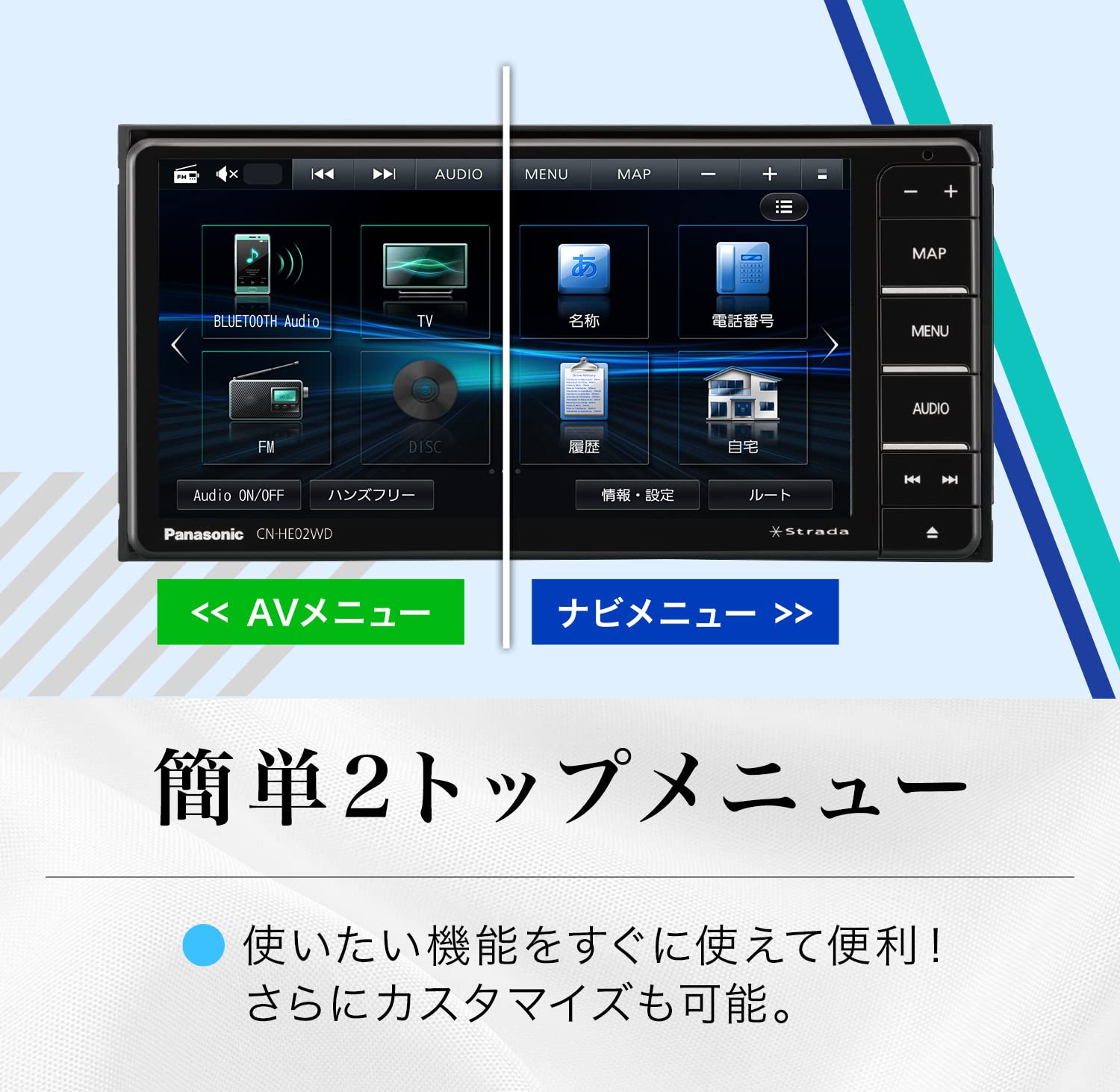 Amazon | パナソニック(Panasonic) カーナビ ストラーダ 7インチ