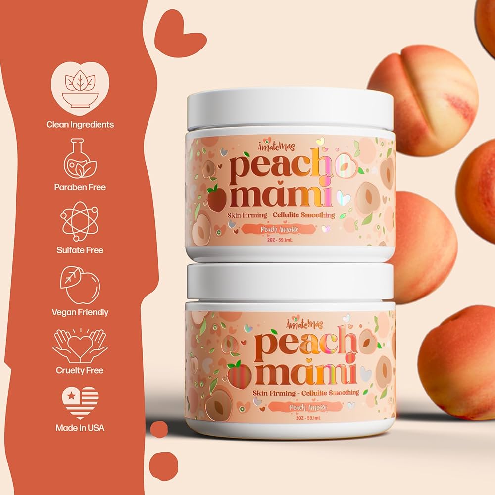 Amazon.com : Amatemas Peach Mami Firming Body Cream - Hydrating
