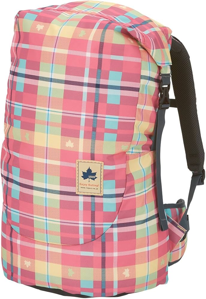 LOGOS チェック柄 ダッフルバッグ 50L LOGOS チェック柄 ダッフル