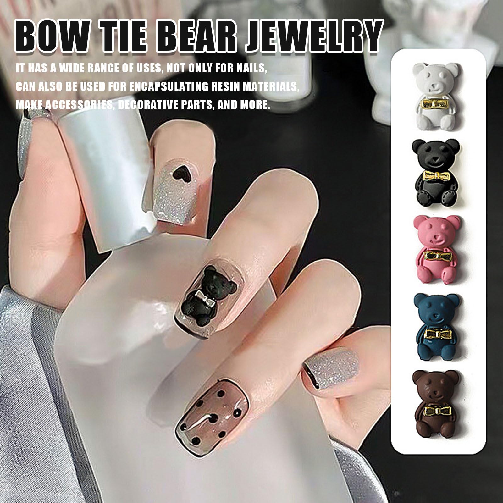 Amazon | ネイルパーツ くま 20個セット クマ ネイルパーツ 可愛い