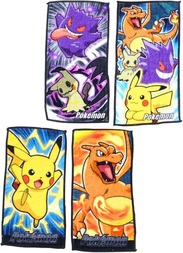 Amazon｜ポケモン ハンカチタオルセット ミニタオルセット
