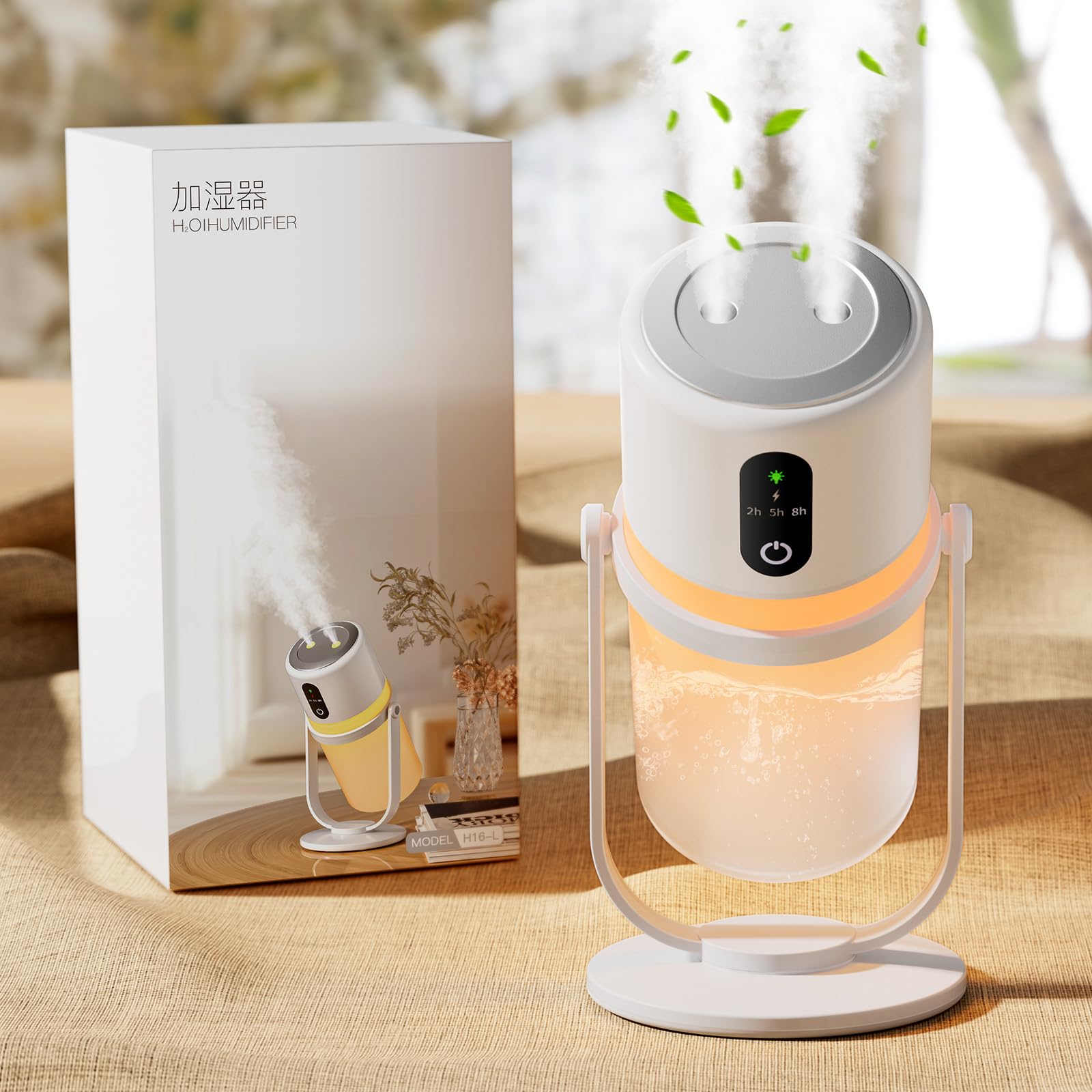 Amazon.co.jp: 【Amazon.co.jp限定】卓上 小型 加湿器【2025新モデル